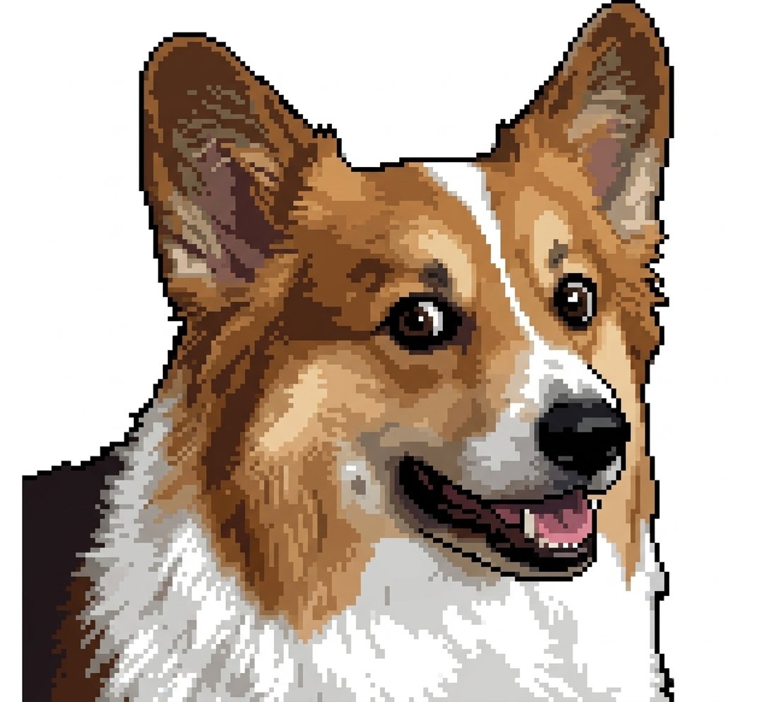 Pumba pixel corgi